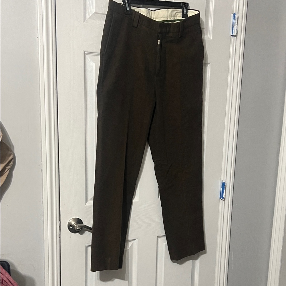 Orvis Men's Dark Brown Dress Pants